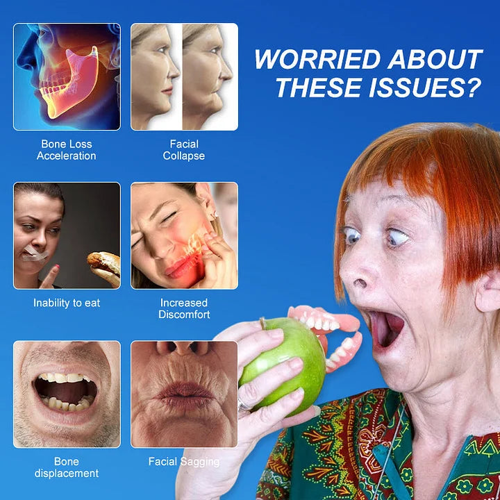 🔥Ends Today: 75% OFF! ⏰DarkFairy™ Medical Full Denture with Strong Suctiond Custom-Fit Full Functional Dentures🦷