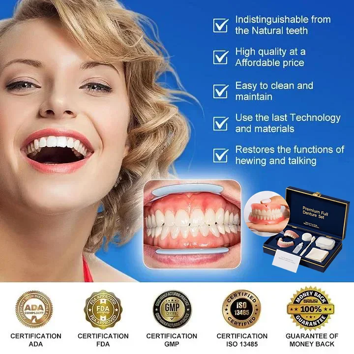 Medical Full Denture with Strong Suctiond🦷