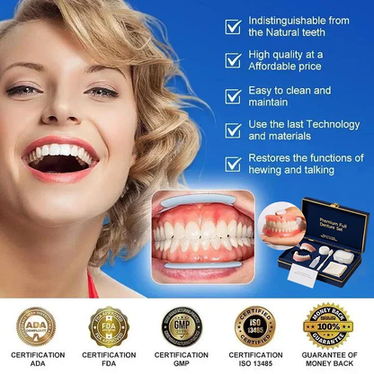 Medical Full Denture with Strong Suctiond🦷