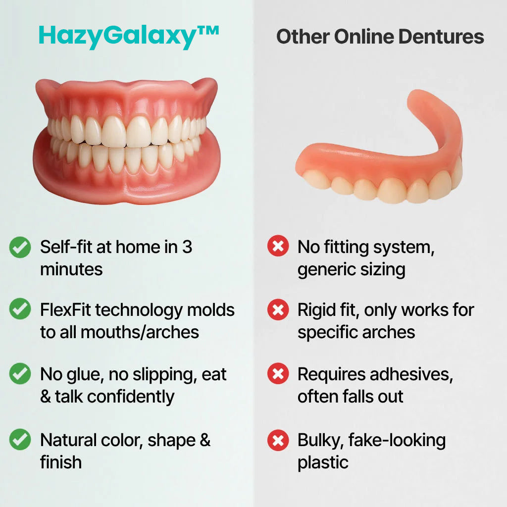 ⭐DarkFairy™ Custom-Fit Dentures ⏰ ENDS TODAY   70% OFF | Smile with Confidence